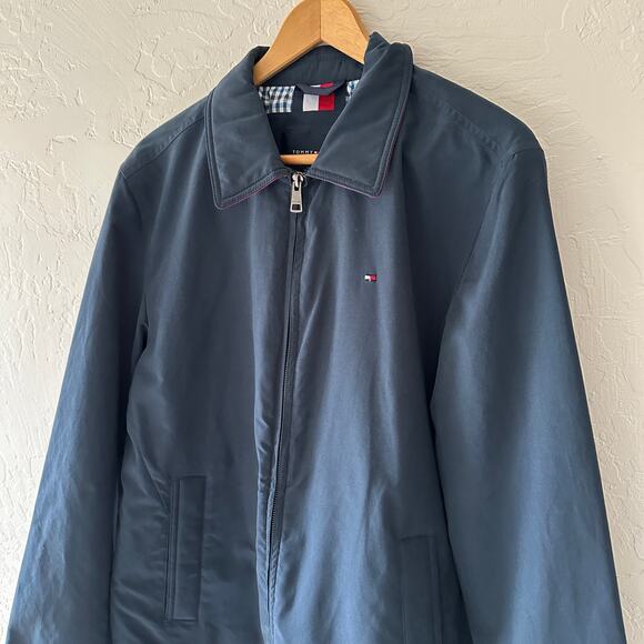 TOMMY HILFIGER | Mens Soft Shell Full Zip Jacket $175 NEW Size M Navy Normcore - Picture 4 of 13